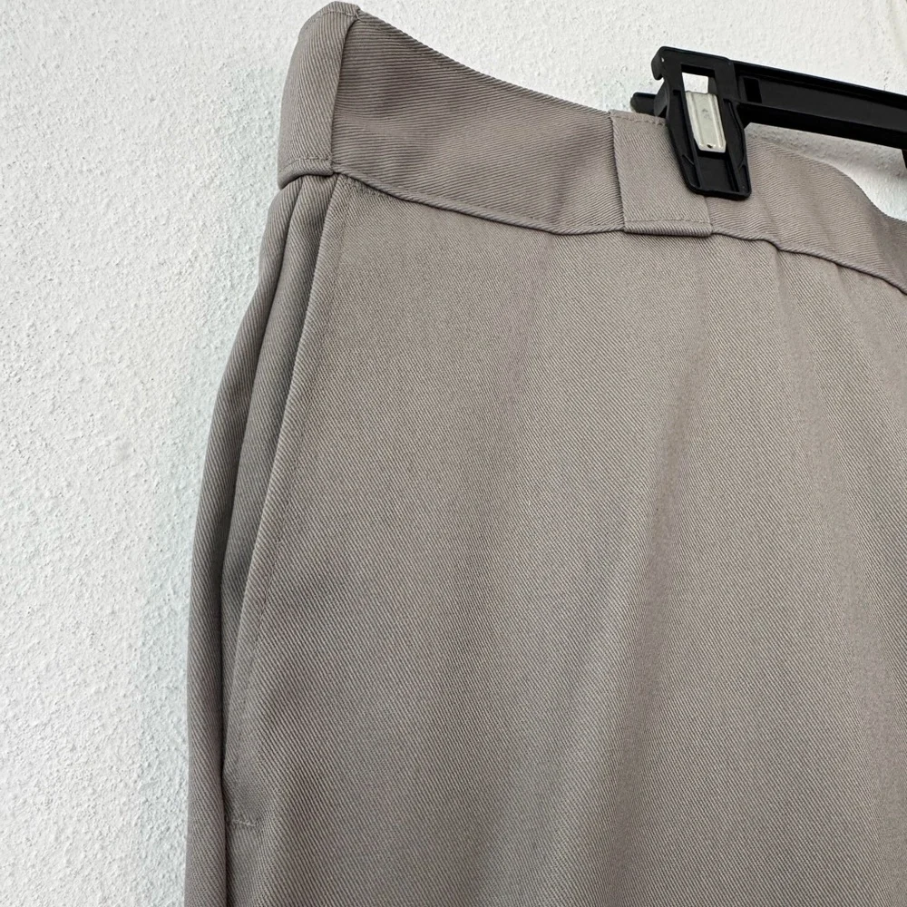 Dickies 874 Men's Work Gray Pants Durable Front Zipper Stain Release Size 44x 34 - Picture 10 of 13